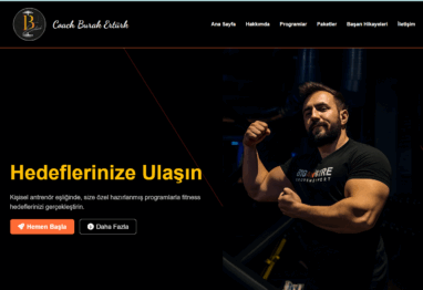 Fitness Web Sitesi Tasarla