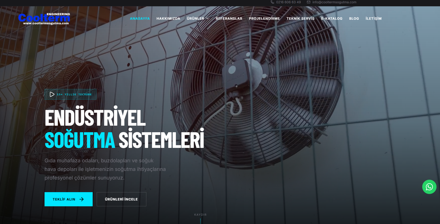 Endüstriyel Soğutma Sistemleri