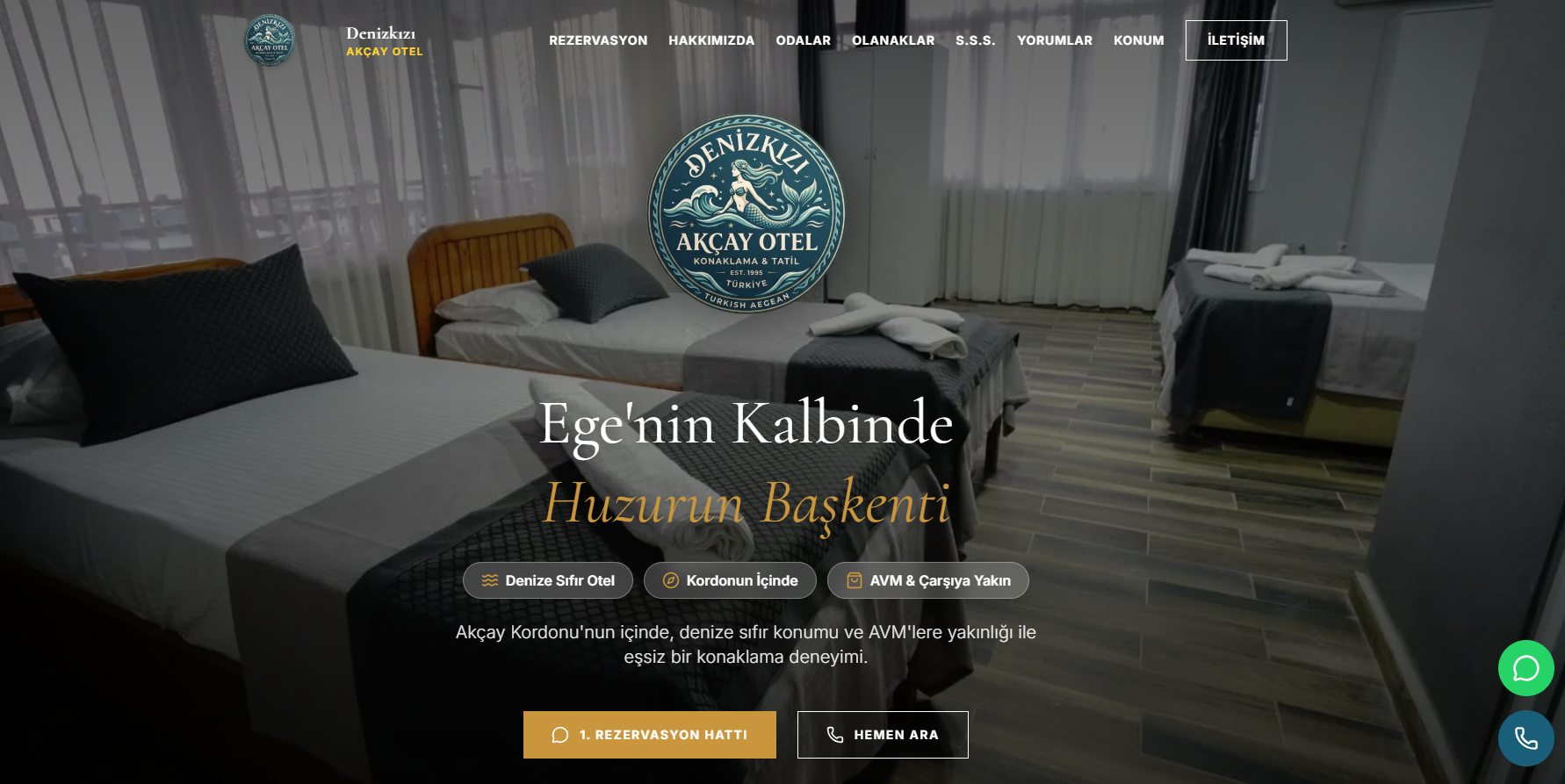 Balıkesir Akçay Otel Tasarımı