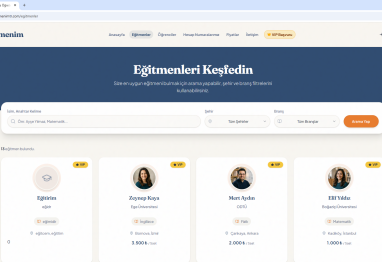 Öğretmenim Öğrenci Eğitim Sistemi Özel Yazılım